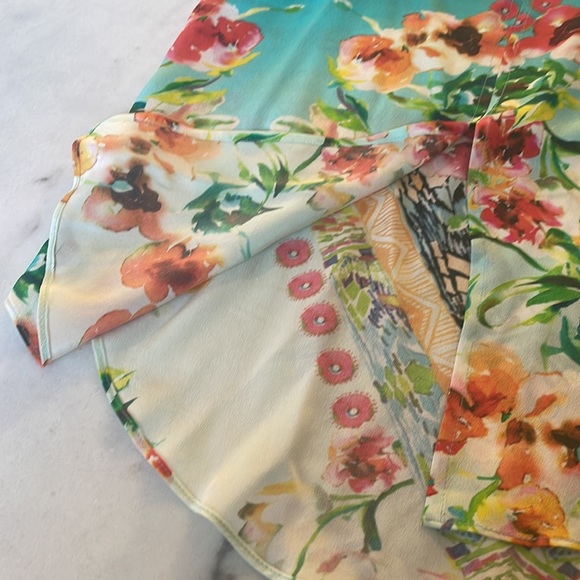 Rory Beca Colorful Silk Floral Tank - Size Small - Picture 5 of 8